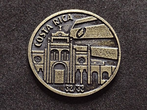 COSTA RICA - MEDALHA COPA DO MUNDO 2022 - QATAR - 30 MM - ZAMAT